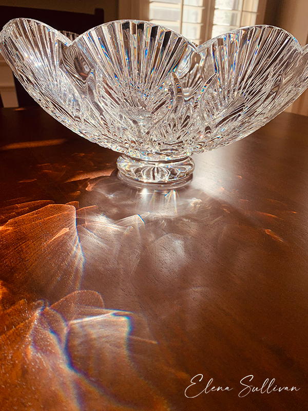 reflections on table light