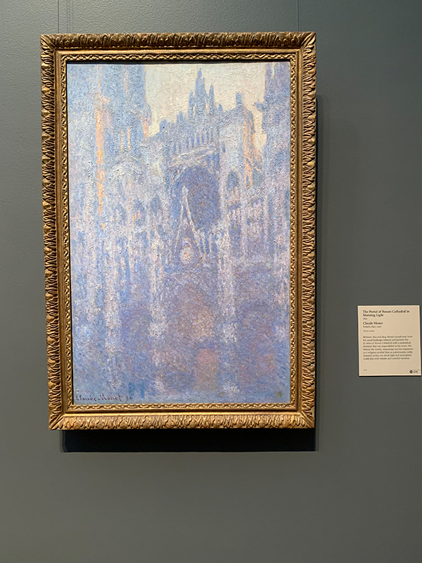 claude monet painting cathedral