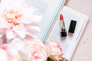 lipstick book still life photos