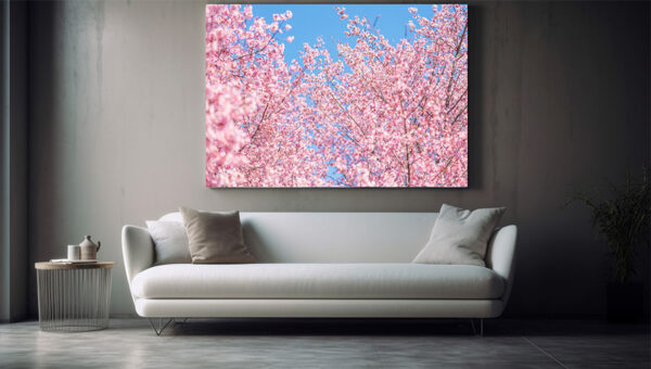 fine art giclee print wall pink tree