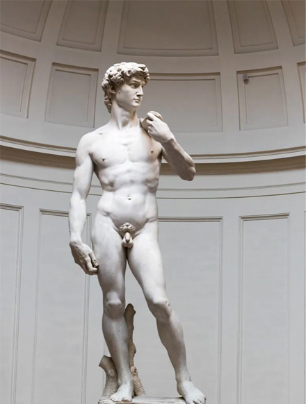 Michelangelo david sculpture