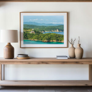 seascape printed photos on wall