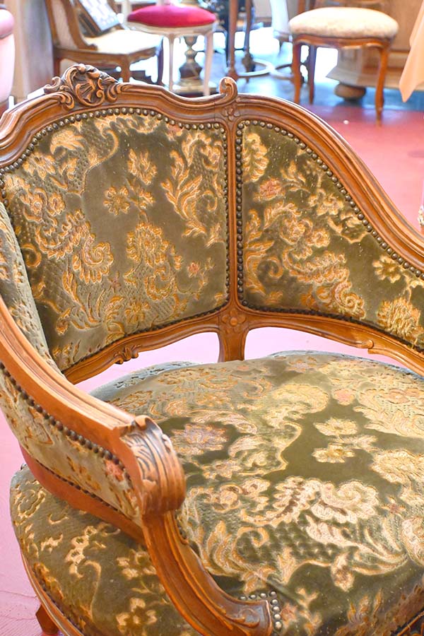 Antique-Frenchthree-piece-Louis-XV-style-chair