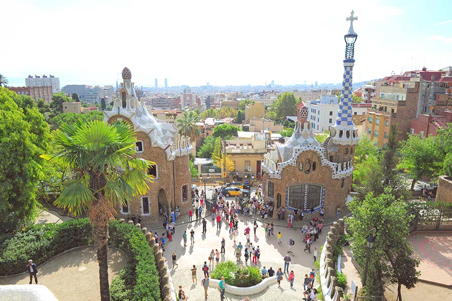 Barcelona - Parc Güell - Entrée