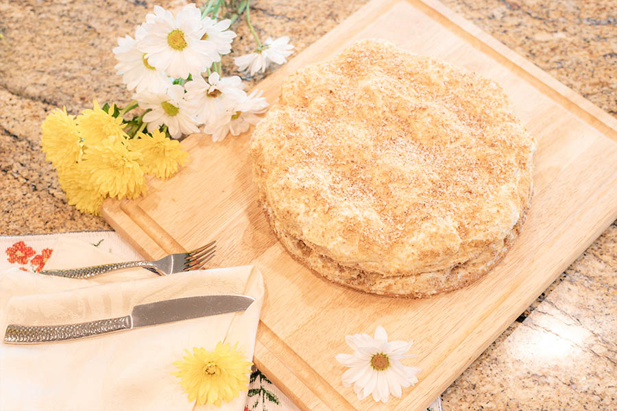 Old-Fashioned Senator-Cake-with-Meringue-Cream