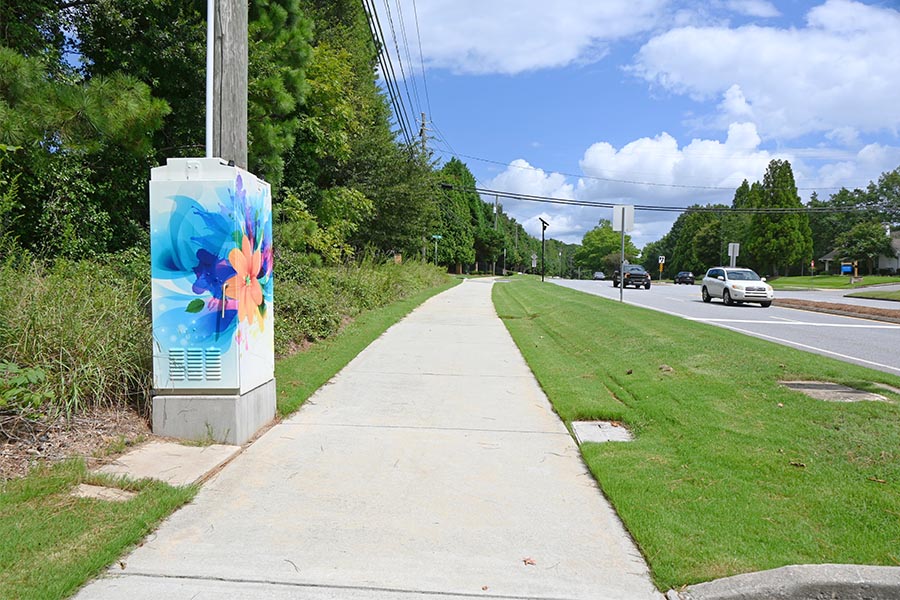 graffiti-flower-on-utility-box-art-roswell-alpahretta-atlanta
