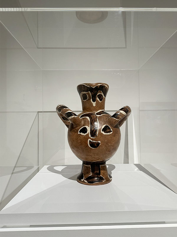 Owl-Hibou-or-Gros-Oiseau visage-noir-created-by-Pablo-Picasso