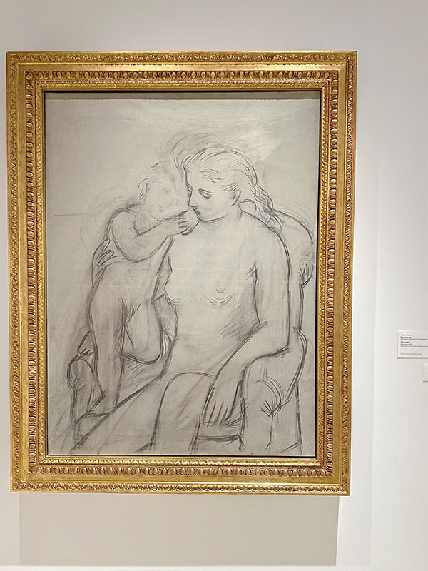 maternity-by-pablo-picasso-charcol-on-canvas