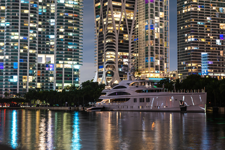 glowing-neon-balcony-miami-architecture-night-residential-tower-luxury