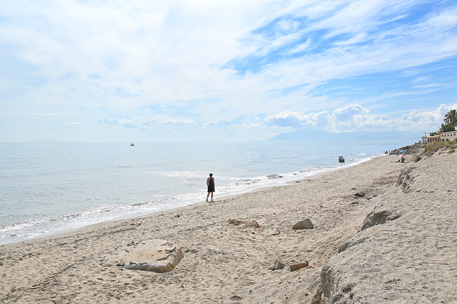 person-walking-along-the-waters-edge-on-a-vast-quiet-stretch-of-sandy-beach