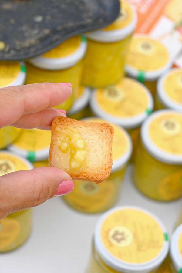 holding-a-small-square-biscotti-toast-topped-with-a-dollop-of-creamy-spanish-cheese-spread